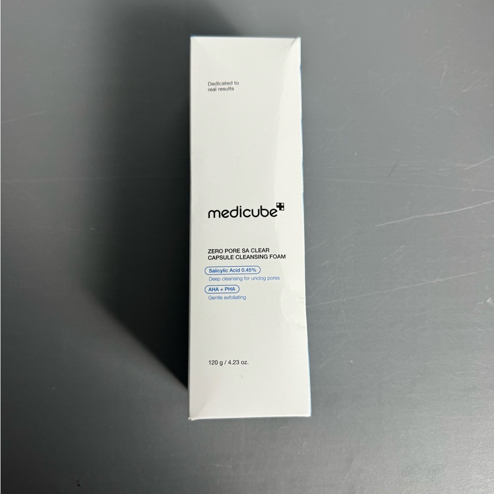 Medicube Zero Pore SA Clear Capsule Cleansing Foam – 120g (Brand New, Sealed)